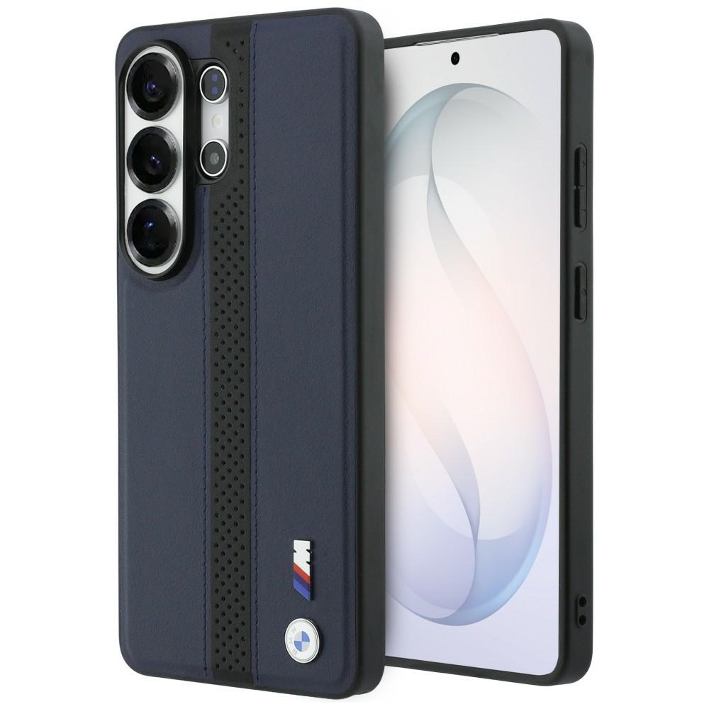 BMW Perforated Stripe Logo MagSafe Dėklas for Samsung Galaxy S26 Ultra - tamsiai mėlynas