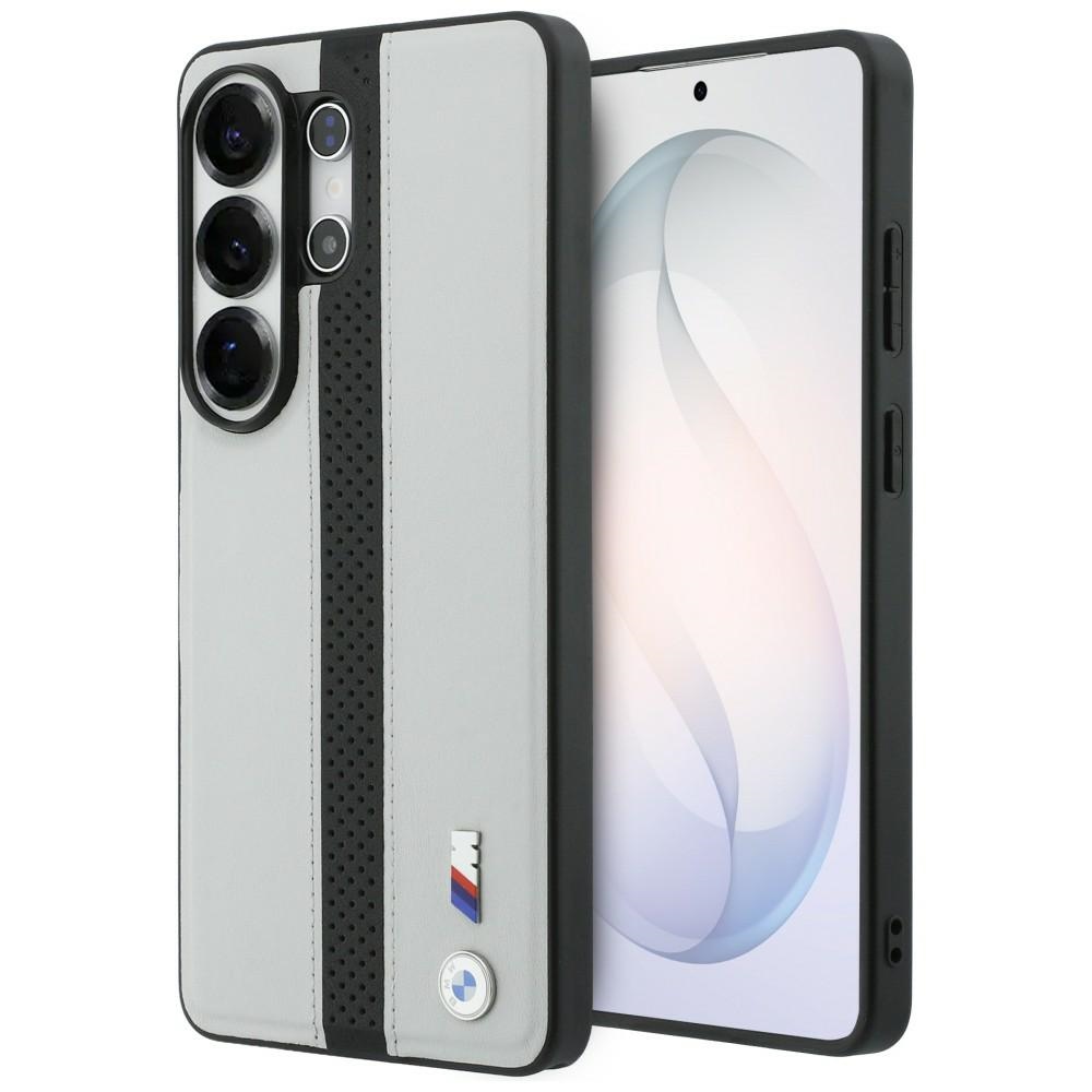 BMW Perforated Stripe Logo MagSafe Dėklas for Samsung Galaxy S26 Ultra - pilkas