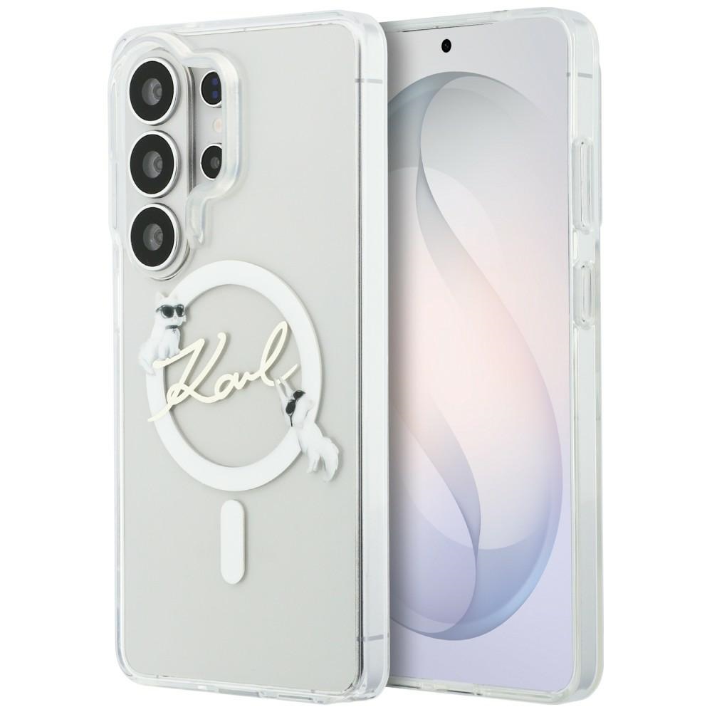 Karl Lagerfeld dėklas IML KC Script MagSafe skirtas Samsung Galaxy S26 Ultra skaidrus