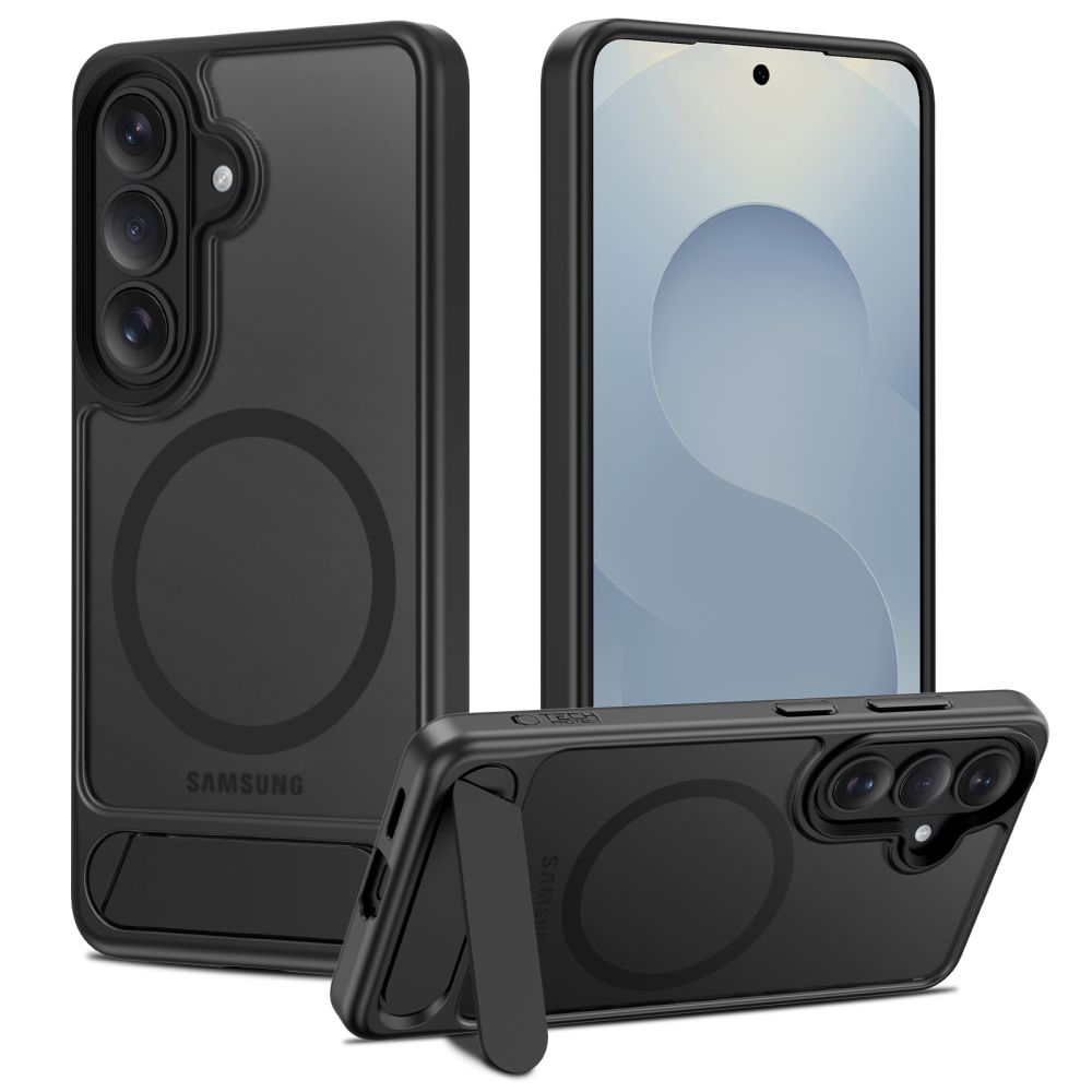 Tech-Protect MagRack MagSafe Dėklas for Samsung Galaxy S26 - Matinis juodas