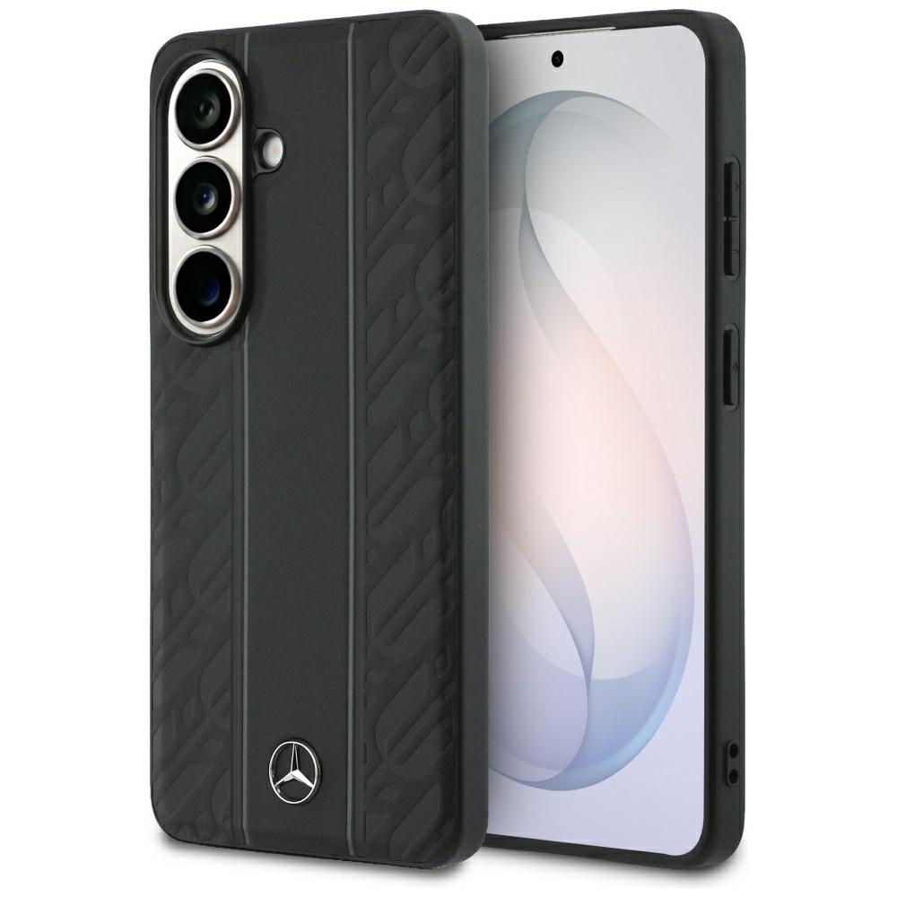 Mercedes Laurel Leaves Vertical Stripes MagSafe Dėklas for Samsung Galaxy S26 - juodas