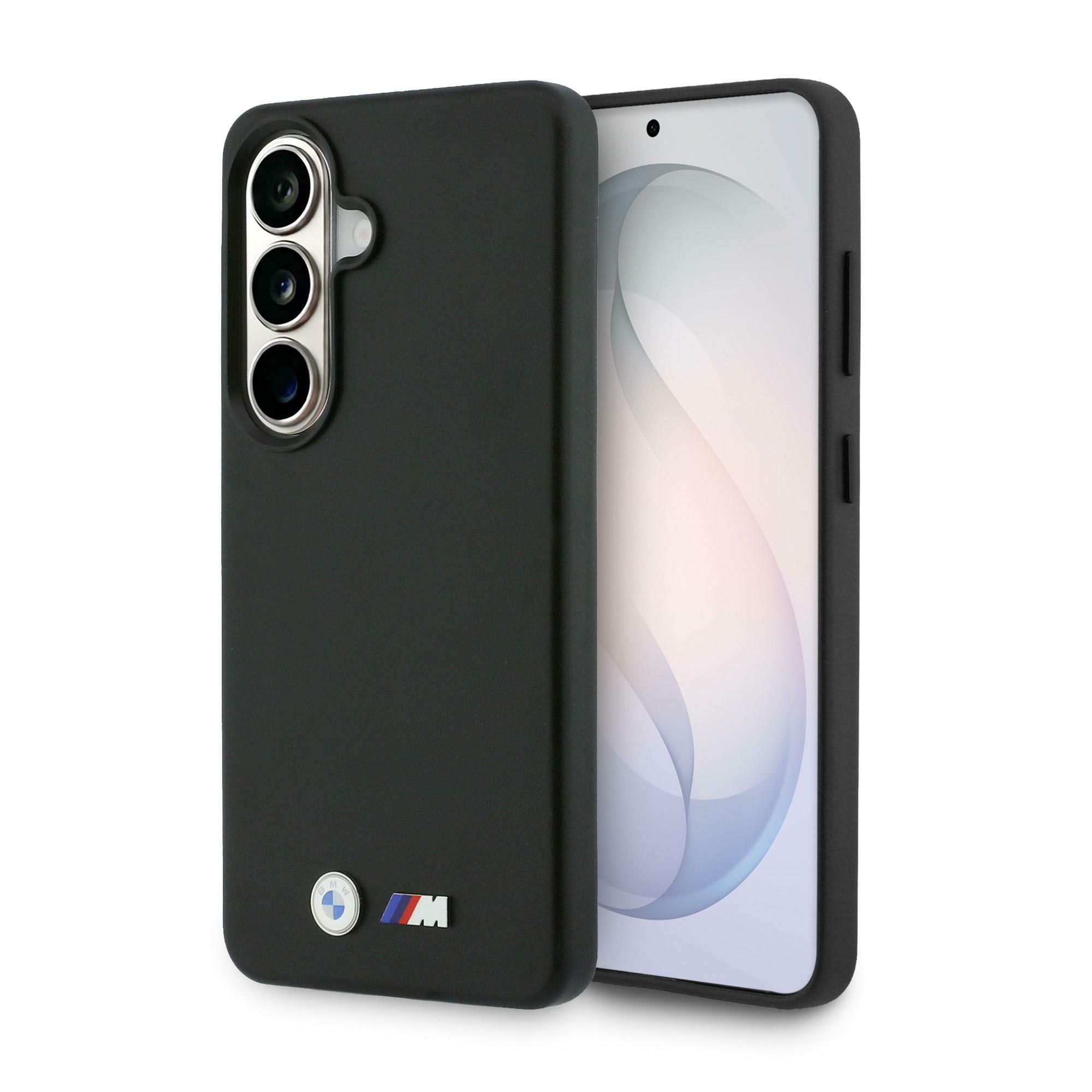 BMW M Metal Logo MagSafe dėklas Samsung Galaxy S26+ - juodas