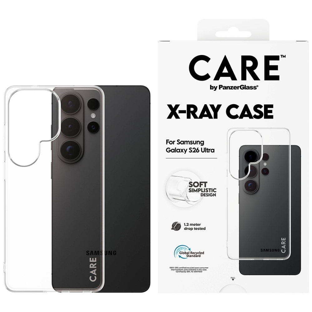 CARE by PanzerGlass X-Ray dėklas Samsung Galaxy S26 Ultra - skaidrus