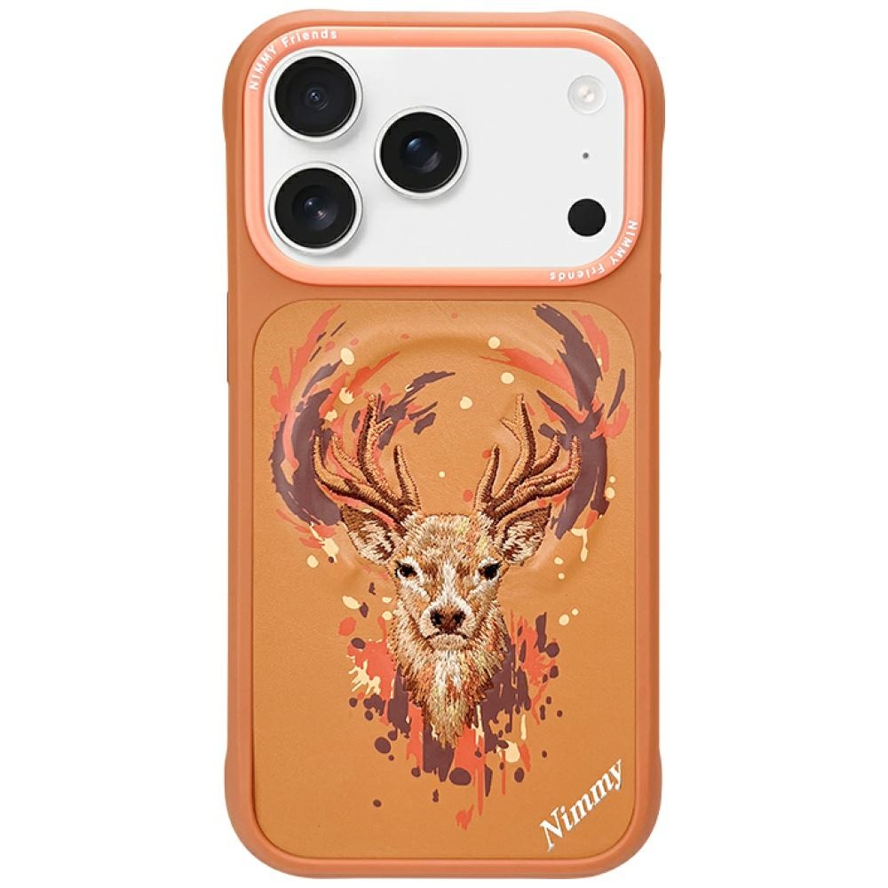 Nimmy Elnias MagSafe dėklas iPhone 17 Pro oranžinis