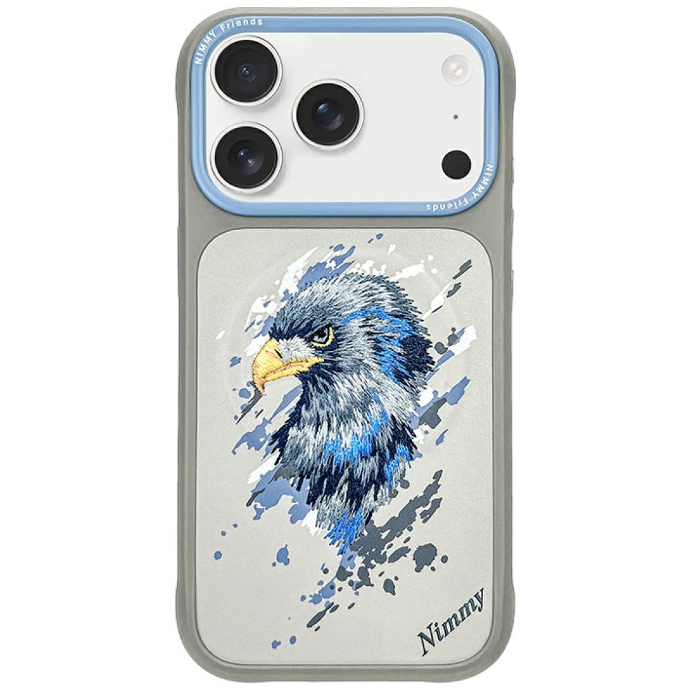 Nimmy Erelis MagSafe dėklas iPhone 17 Pro pilkas