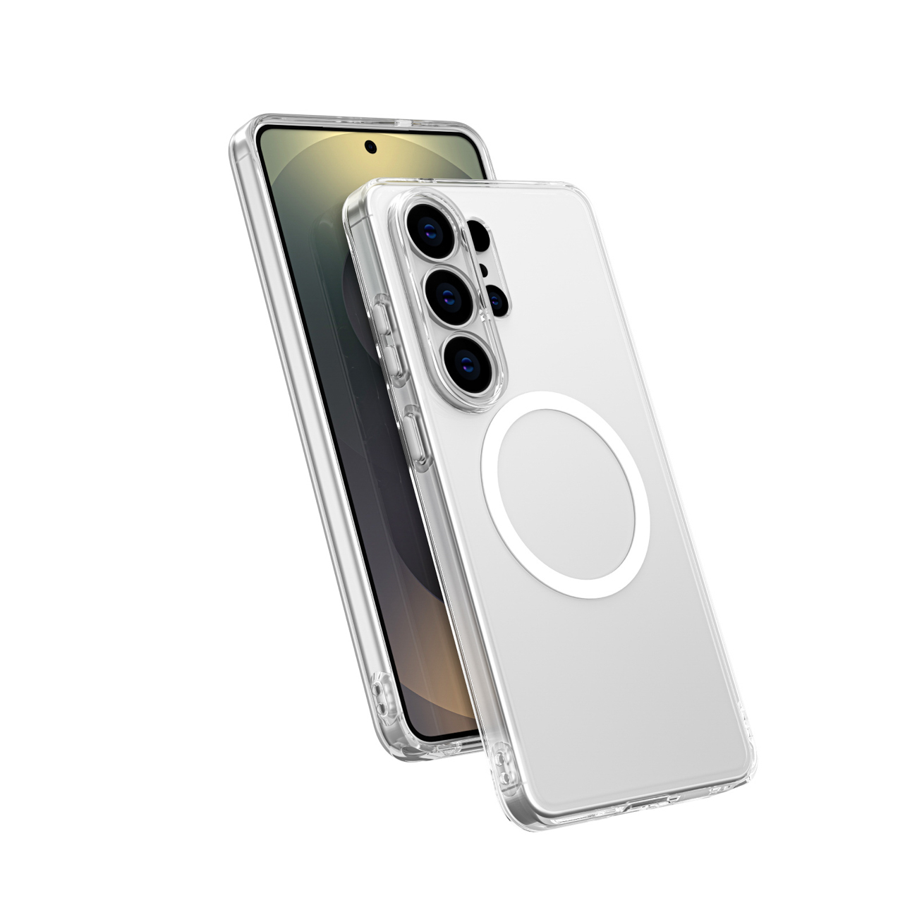 AmazingThing Minimal Mag Lens Dėklas for Samsung Galaxy S26 Ultra - Skaidrus