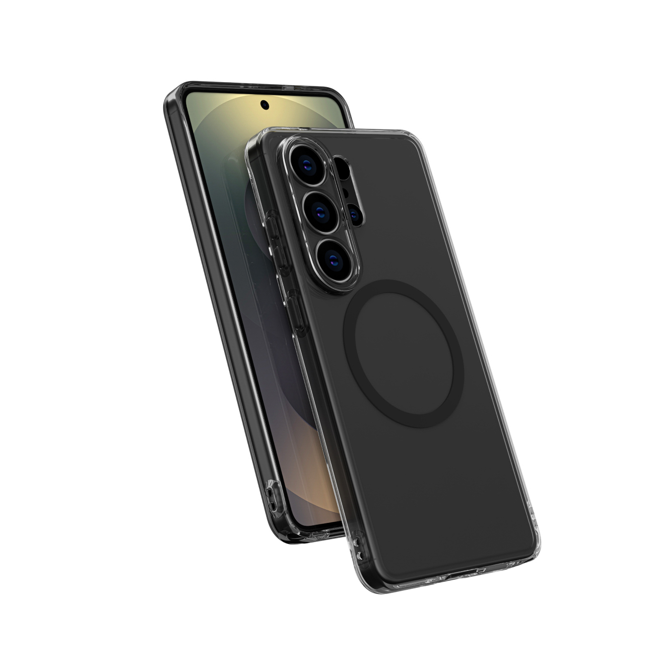 AmazingThing Minimal Mag Lens Dėklas for Samsung Galaxy S26 Ultra - Juodas