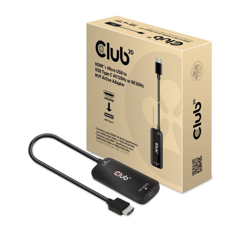 Adapteris USB-C į USB/HDMI CAC-1336 Club3D