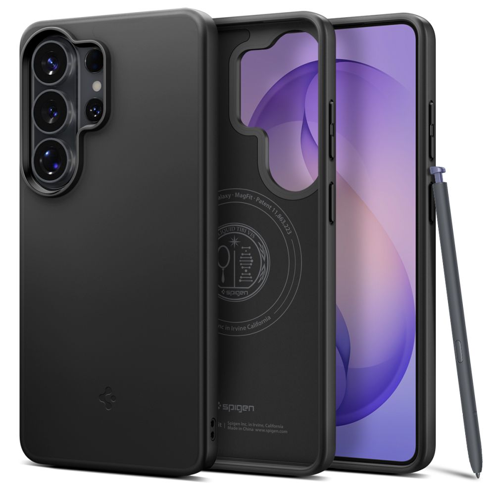 Spigen Thin Fit Mag MagSafe dėklas Samsung Galaxy S26 Ultra - juodas