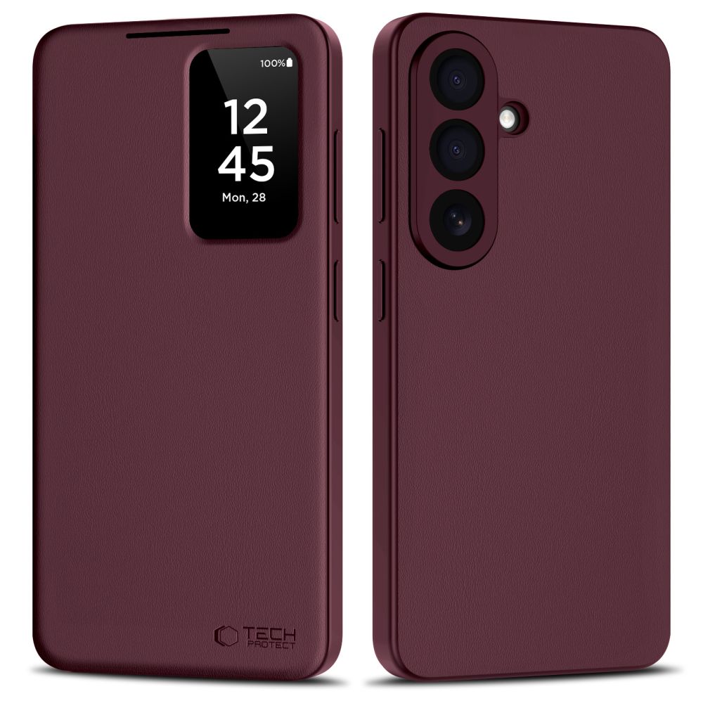Tech-Protect Smart Wallet dėklas Samsung Galaxy A57 5G - Burgundy