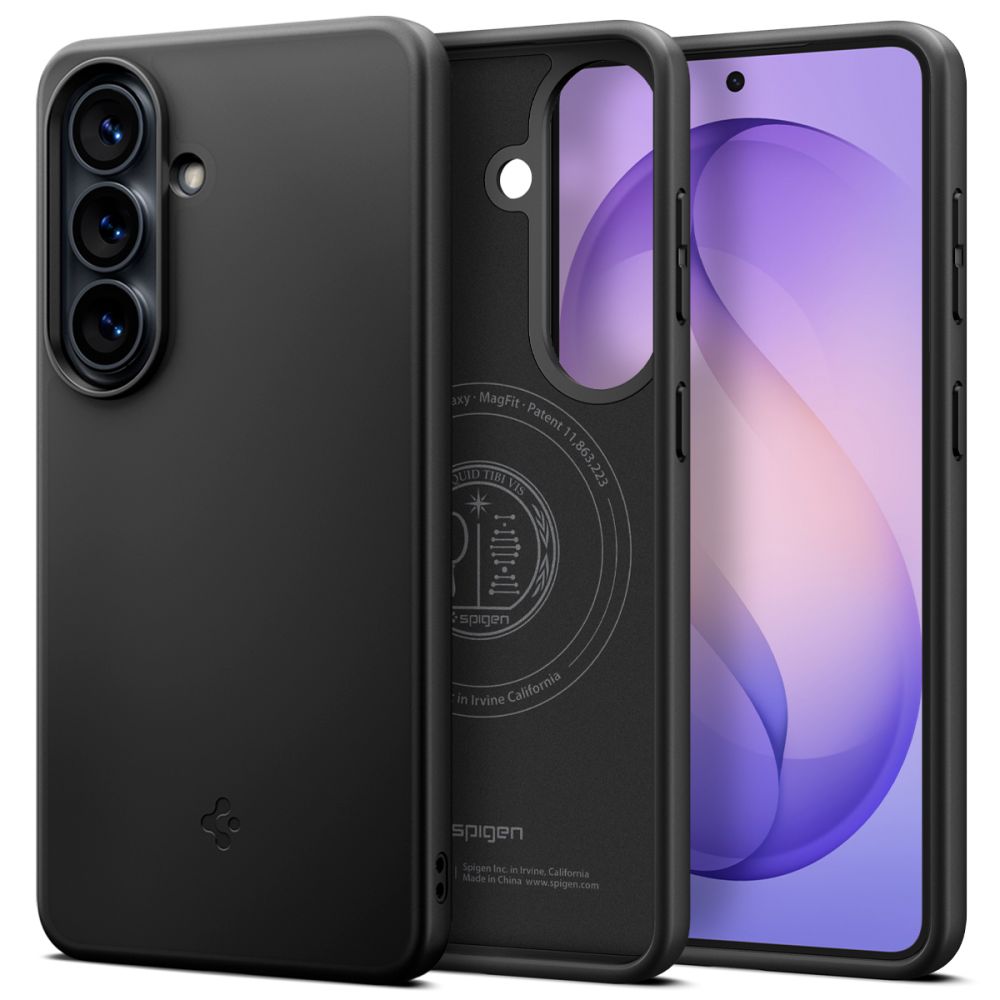 Spigen Thin Fit Mag MagSafena Samsung Galaxy S26 dėklas - juodas