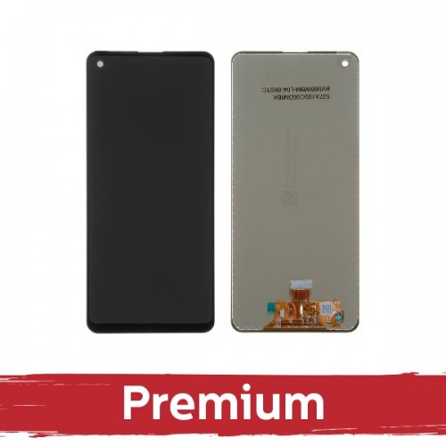 LCD ekranas skirtas Samsung A217 A21s juodas OEM