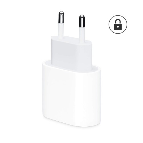 Originalus įkroviklis Apple MHJE3ZM/A baltas 20W (be pakuotės)