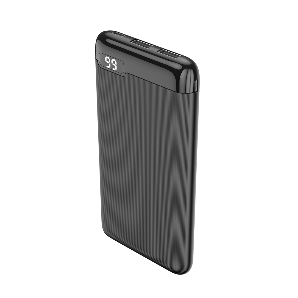 "Setty" maitinimo bankas 10000 mAh LCD SPBL-10 juodas