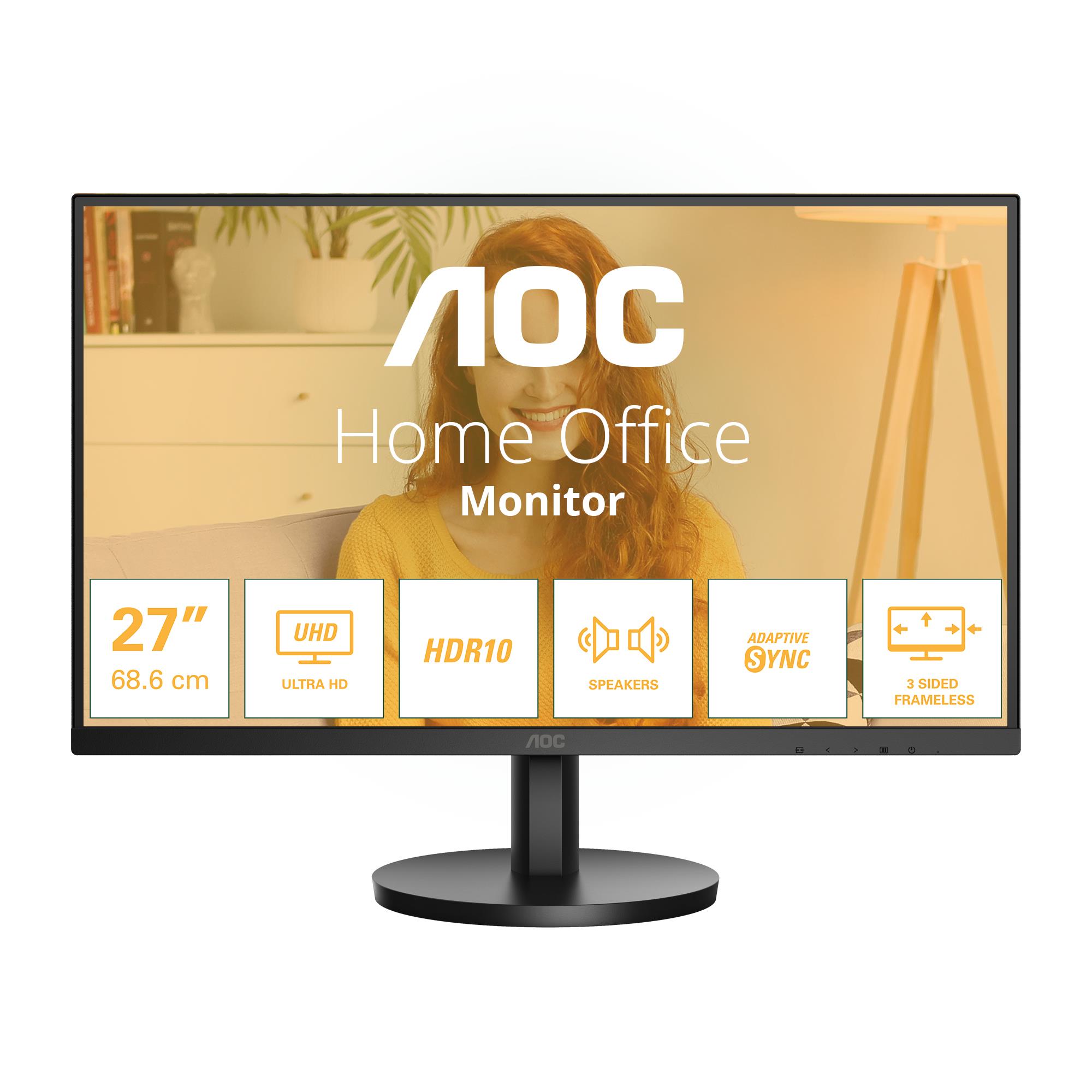 LCD Monitorius AOC 27" 3840x2160 4K Ultra HD U27B3A