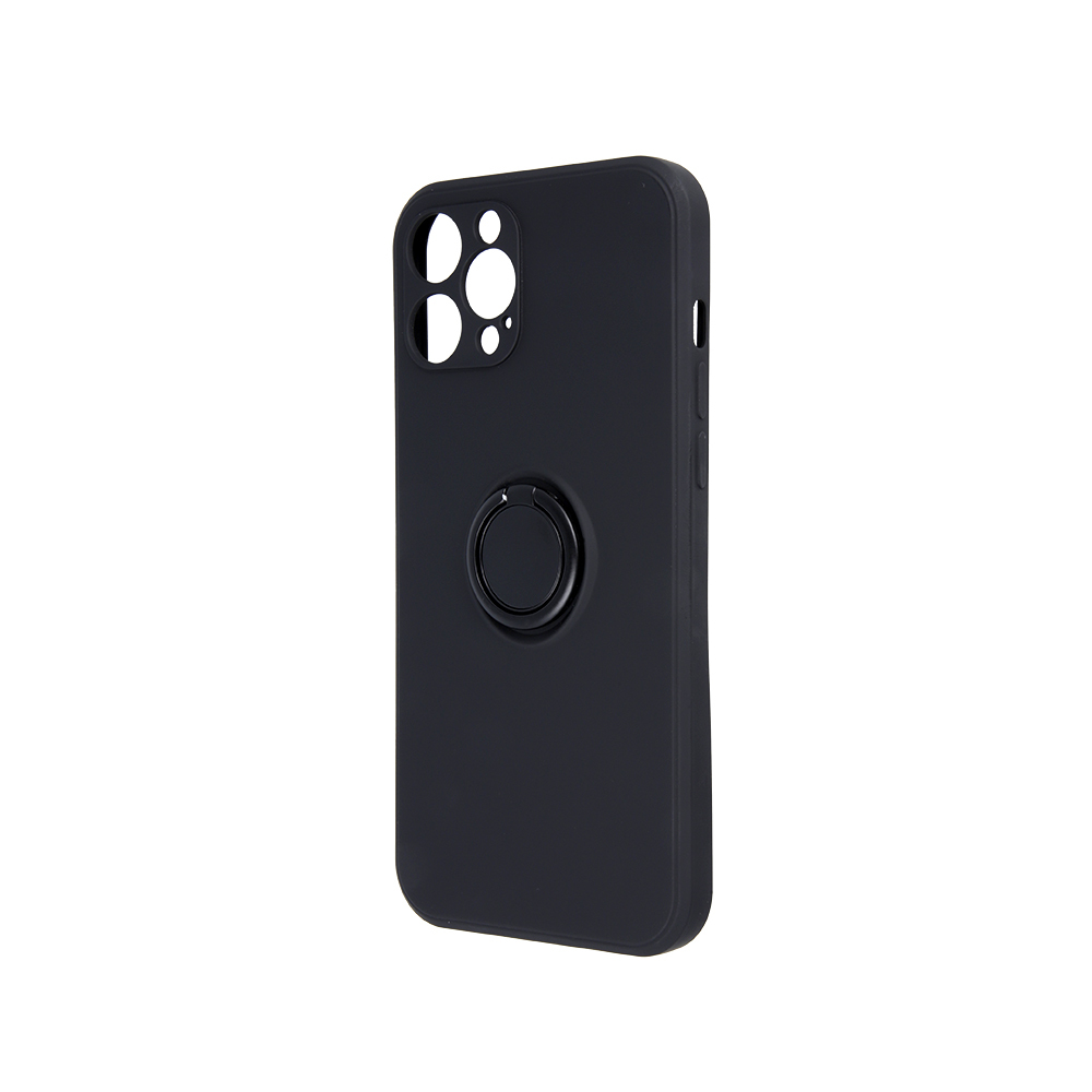 Finger Grip dėklas for Samsung Galaxy S25 juodas