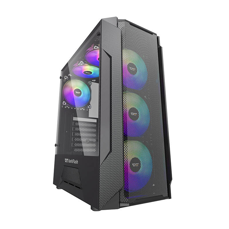 Darkflash LEO computer dėklas (juodas)