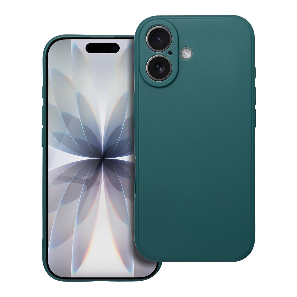 Matinis dėklas telefonui (m) IPHONE 17 - tamsiai žalias