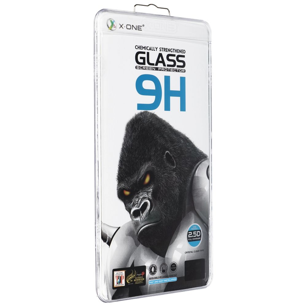3D Pilnas Dangtis Grūdintas Stiklas X-ONE - Samsung Galaxy S23 Ultra (dėklo draugiškas) - veikiantis pirštų atspaudų jutiklis
