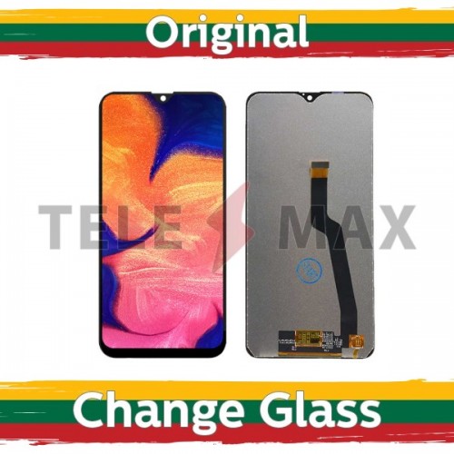 Ekranas skirtas Samsung A125 A12 juodas su rėmeliu (Atnaujintas: Telemax)