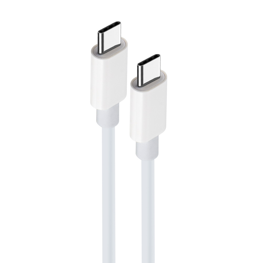 Maxlife MXUC-05 kabelis USB-C - USB-C 1,0 m 60W baltas