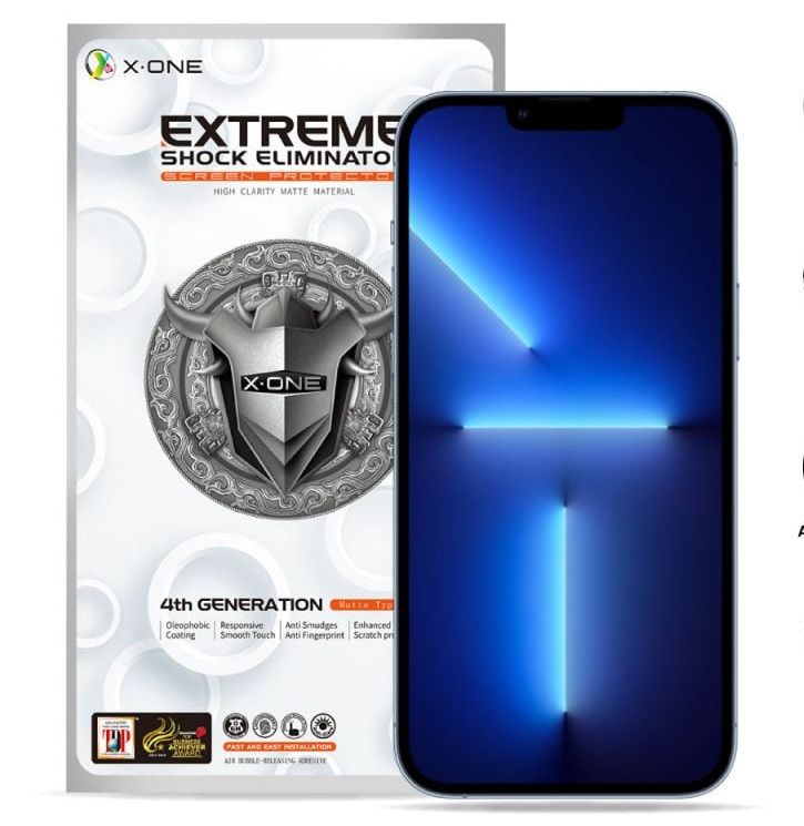 X-ONE Extreme Shock Eliminator 4-os kartos (Matinė serija) – skirtas iPhone 14 Pro Max/15 Plus