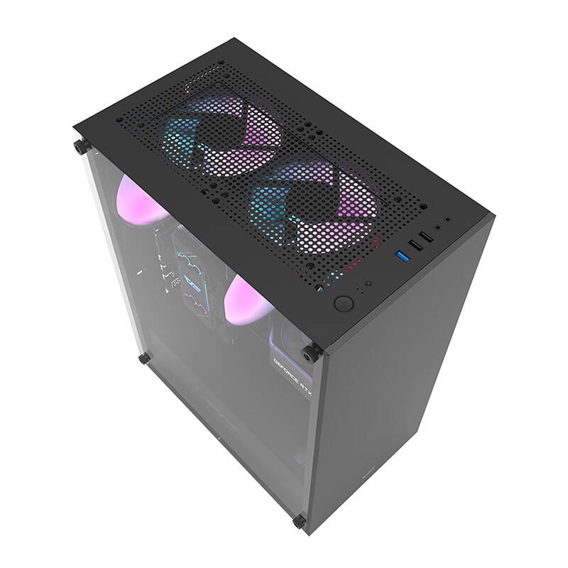 Kompiuterio korpusas Darkflash DK100 (juodas)