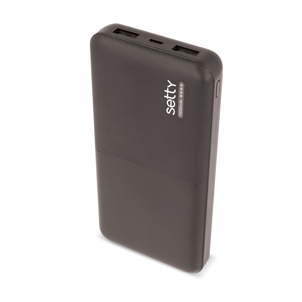 Setty Išorinė baterija (f) 10000 mAh SPB-10 - juoda (f)