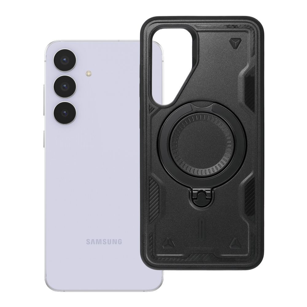 Dėklas FROST ARMOR SAMSUNG S25 FE juodas