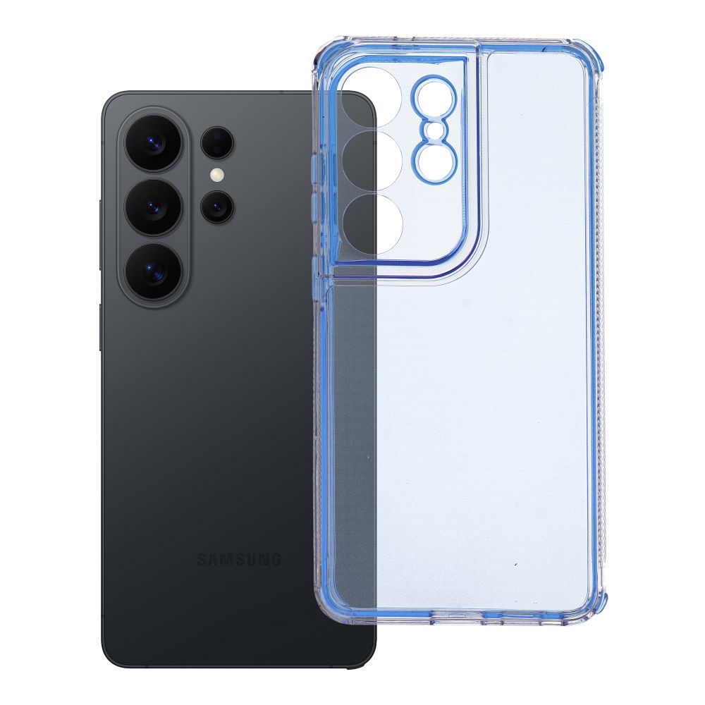 MATRIX CLEAR dėklas telefonui SAMSUNG S26 Ultra mėlynas