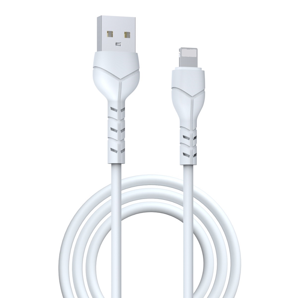 Devia кабель Kintone EC143 USB - Lightning 1,0 m 2,1A белый