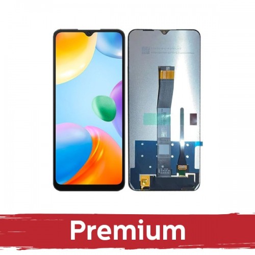 Ekranas skirtas Xiaomi Redmi 10C / Poco C40 juodas OEM