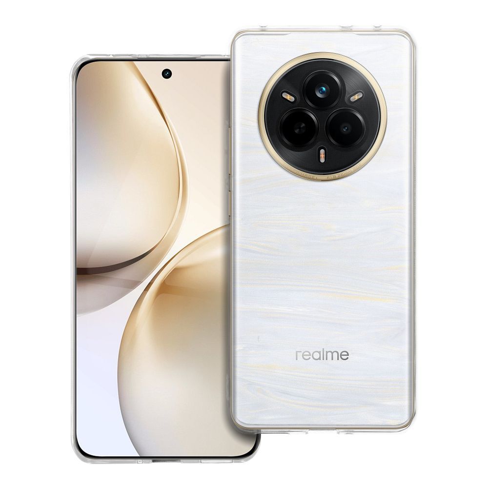 Skaidrus dėklas 2 mm REALME 14 PRO+ (apsauga kamerai) skaidrus