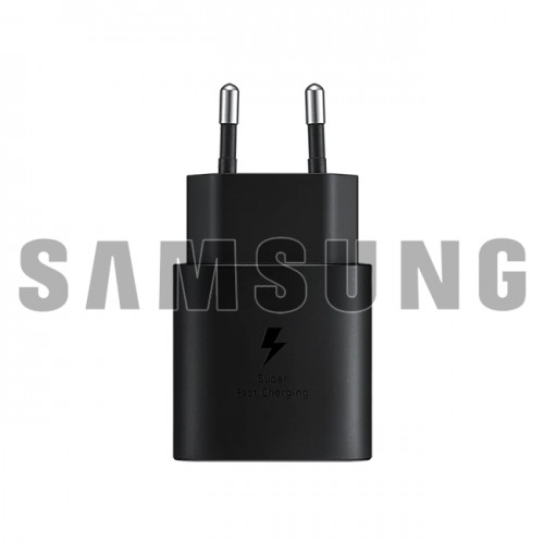 Įkroviklis Samsung TA800NBE juodas 25W (be pakuotės) (100% originalus)