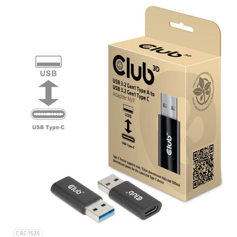 I/O adapteris USB3.2 į USB-C M/F CAC-1525 Club3D
