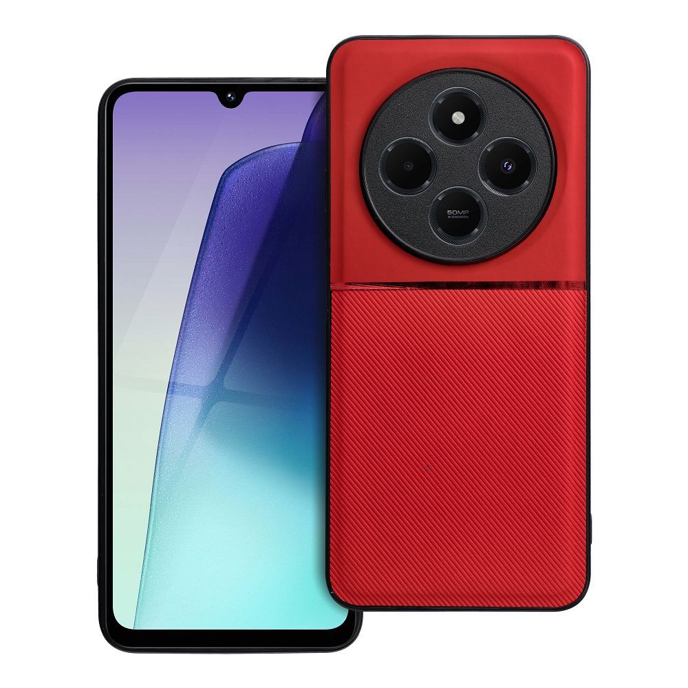 NOBLE dėklas telefonui XIAOMI Redmi 14C - raudonas