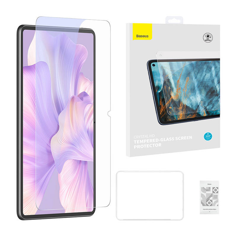 Baseus Crystal apsauginis stiklas 0.3mm planšetiniam kompiuteriui Huawei MatePad Pro 12.6"