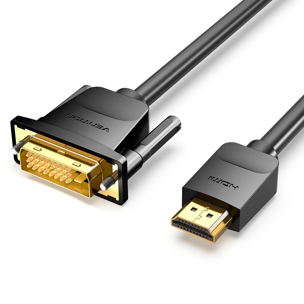 Vention ABFBH HDMI į DVI laidas 2m juodas