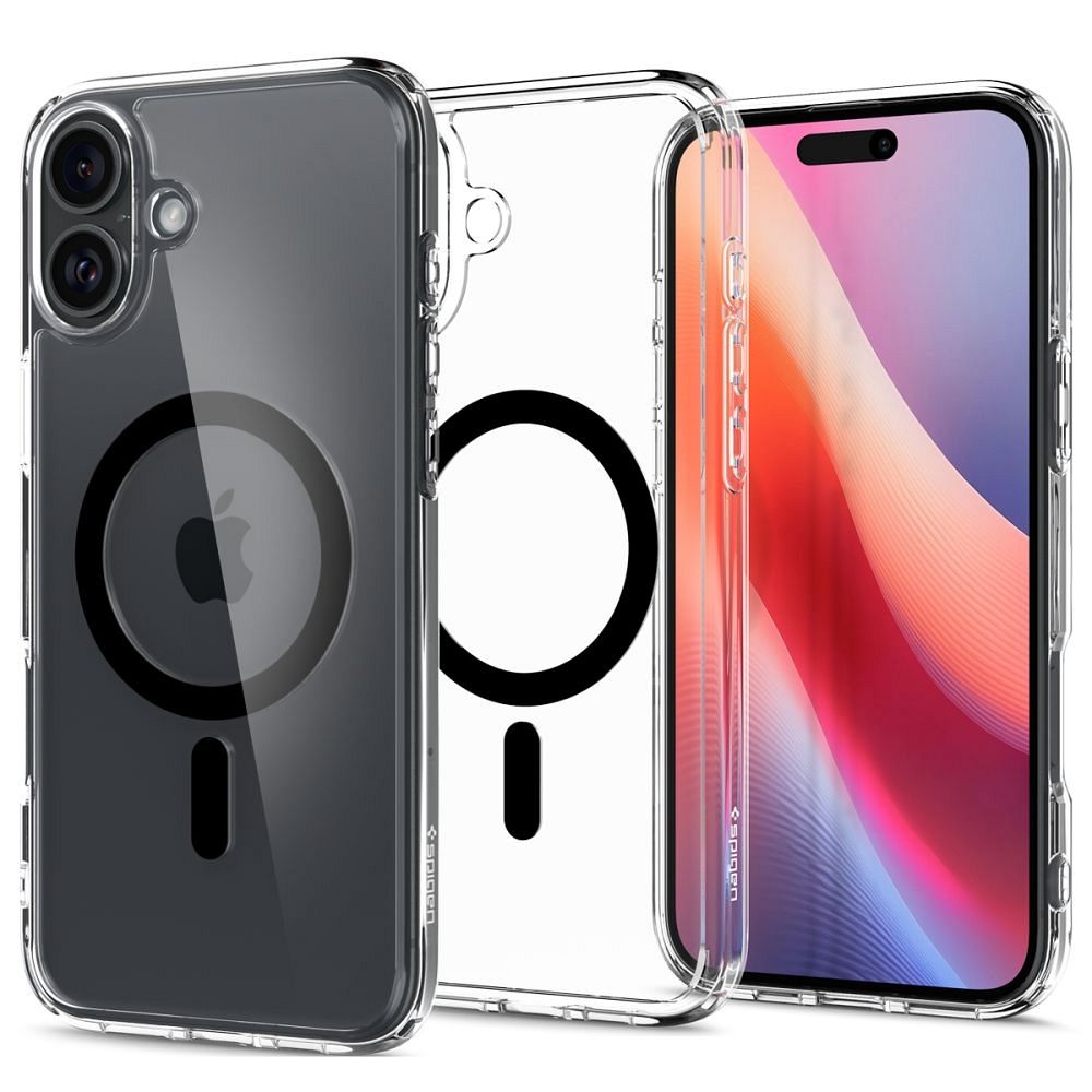 Spigen Ultra Hybrid Magnetinis dėklas su MagSafe iPhone 16 Plus - juodas