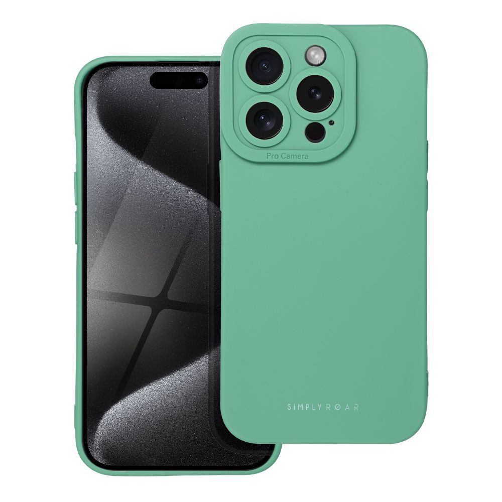 ROAR dėklas LUNA iPhone 15 Pro Žalia