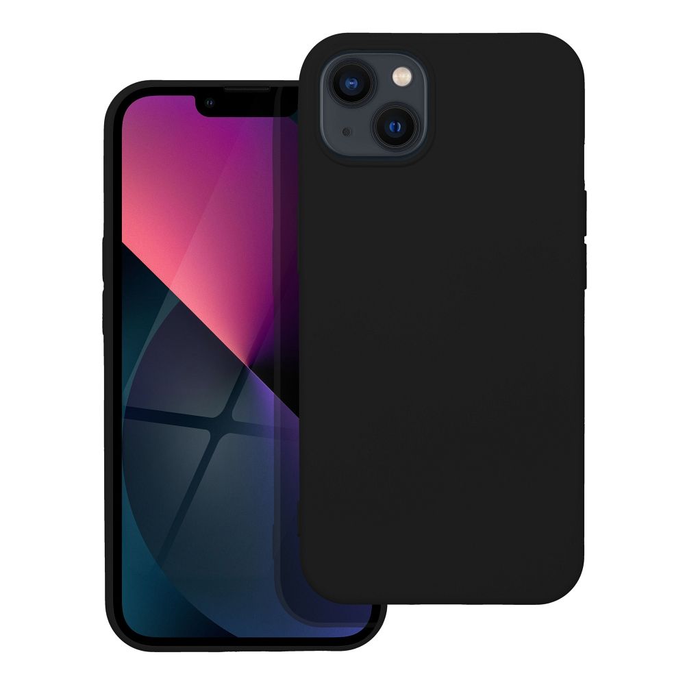 Silikoninis dėklas telefonui iPhone 13 juodas