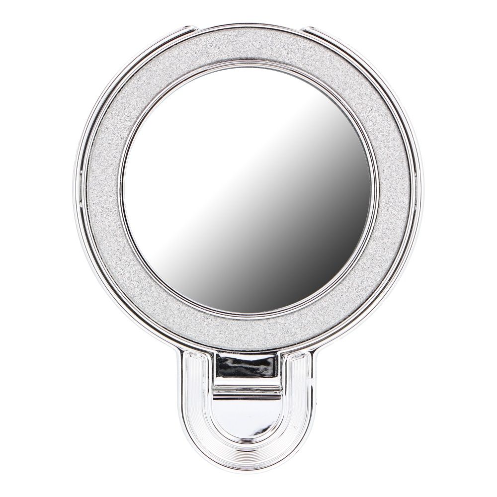 Telefonų stovas CIRCLE MIRROR - klijuojamas - sidabrinis