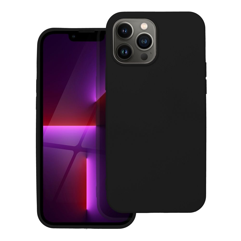 Silikoninis dėklas telefonui IPHONE 13 Pro Max - juodas