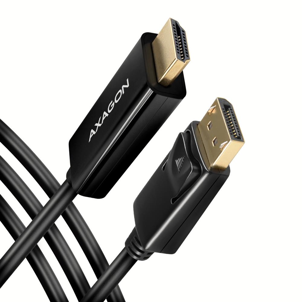KABELIS DP Į HDMI 1.8M/RVD-HI14C2 AXAGON