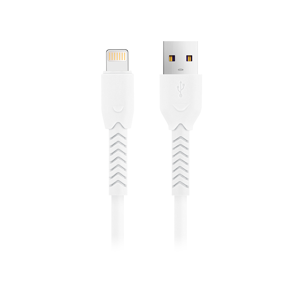 "Maxlife MXUC-04" USB - "Lightning" kabelis 1,0 m 3A, baltas