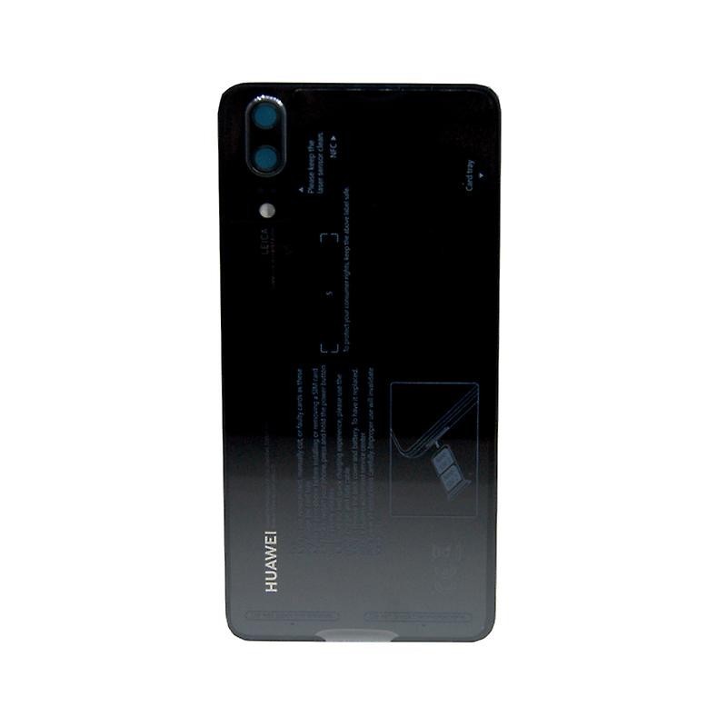 Galinis dangtelis Huawei P20 juodas originalus (naudotas, Grade A)
