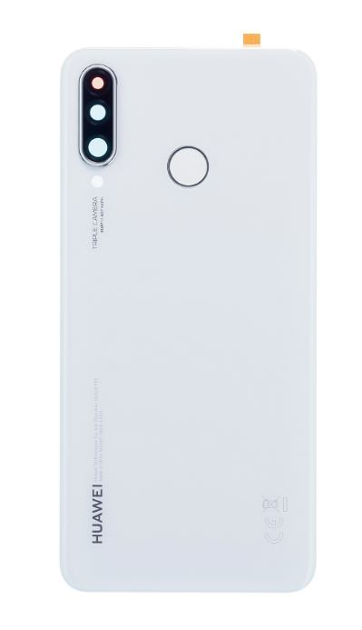 Galinis dangtelis Huawei P30 Lite/P30 Lite New Edition 2020 Pearl White 48MP originalus (naudotas, Grade A)