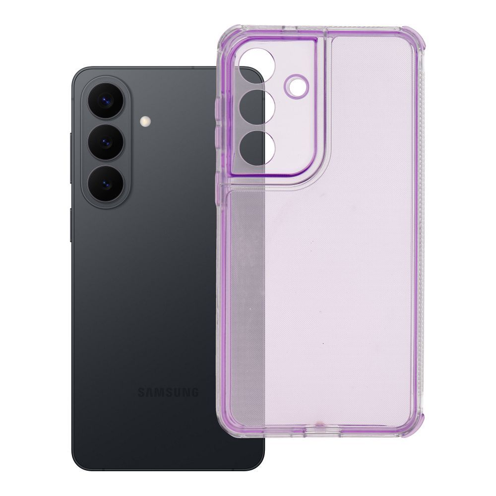 MATRIX CLEAR dėklas telefonui SAMSUNG S26 Edge šviesiai violetinis