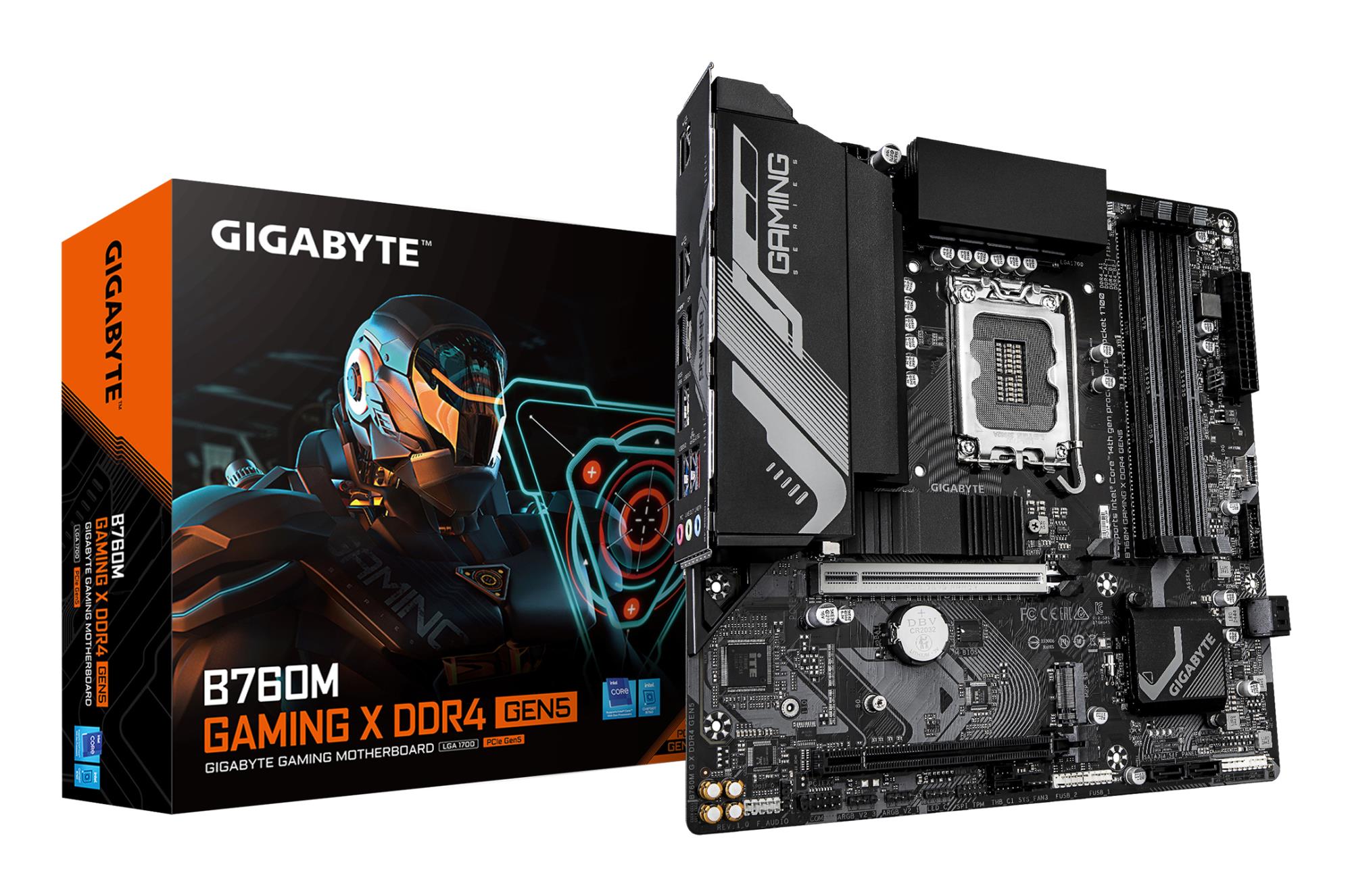 Pagrindinė plokštė GIGABYTE Intel B760 LGA1700 Micro-ATX DDR4 4 lizdai