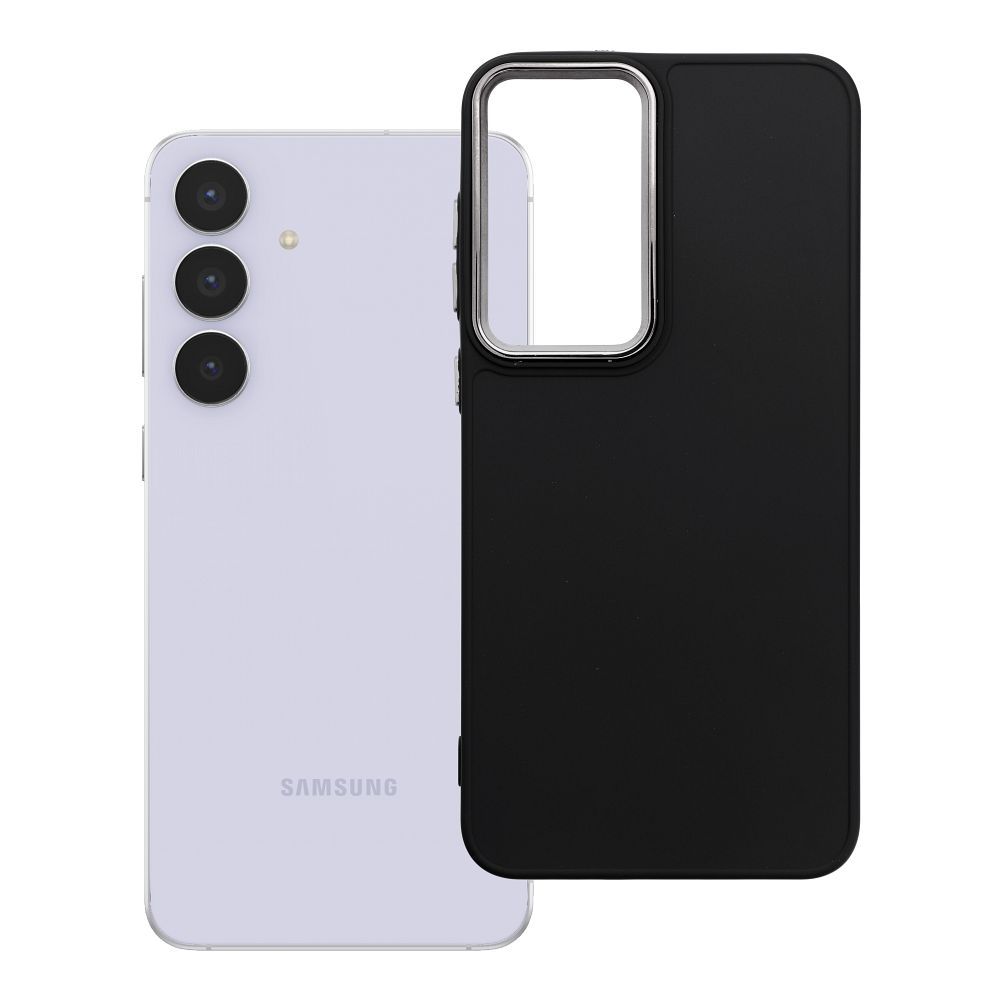 Dėklas FRAME Samsung S731 S25 FE juodas